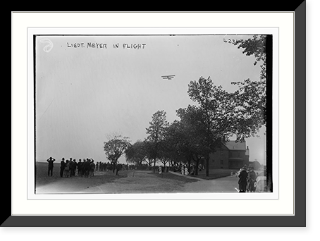 Lt. Meyer in flight, Vintage Poster