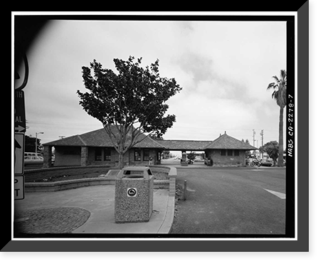 Southern Pacific Depot, 559 El Camino Real, San Carlos, San Mateo County, CA - 7, Antique Wall Art