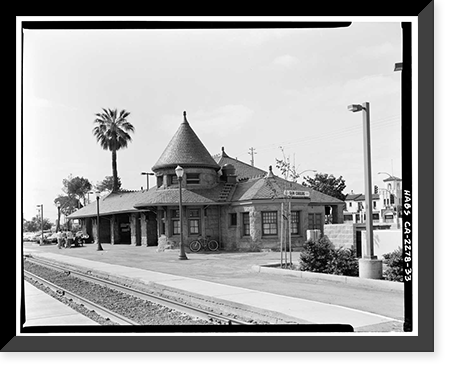 Southern Pacific Depot, 559 El Camino Real, San Carlos, San Mateo County, CA - 33, Antique Poster