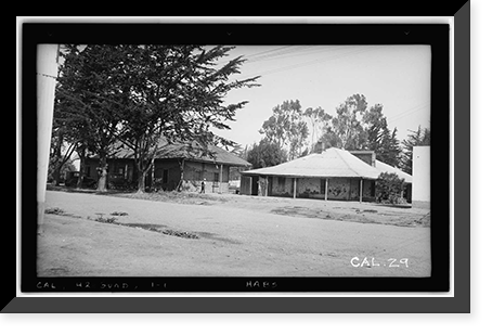 Guadalupe Rancho Adobes, 114 & 120 Third Avenue, Guadalupe, Santa Barbara County, CA, Antique Wall Art