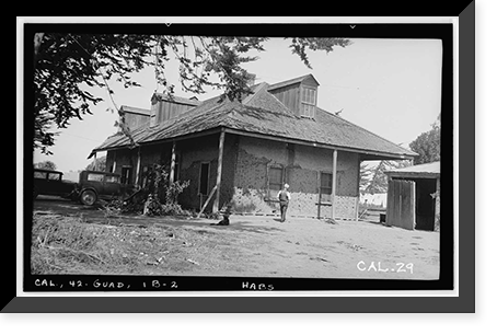 Guadalupe Rancho Adobes, Adobe No. 2, 120 Third Avenue, Guadalupe, Santa Barbara County, CA - 2, Historic Reproduction