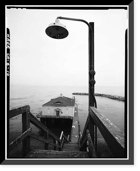 Point Arguello Coast Guard Rescue Station, Lompoc vicinity, Santa Barbara County, CA - 10, Antique Print