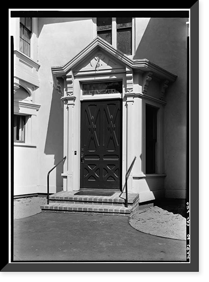 Charles Fernald House, 412 West Montecito Street (moved from 422 Santa Ba, Santa Barbara, Santa Barbara County, CA - 3, Vintage Print