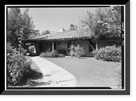 Vintage Building Photo - Santa Barbara, California - Caneda Adobe, 121