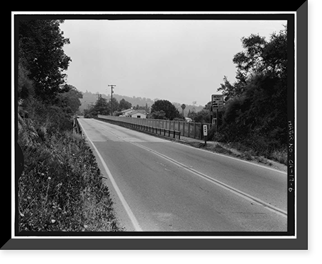 San Roque Canyon Bridge, State Highway 192, Santa Barbara, Santa Barbara County, CA - 6, Vintage Poster