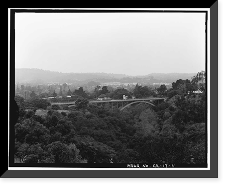 San Roque Canyon Bridge, State Highway 192, Santa Barbara, Santa Barbara County, CA - 11, Historic Print