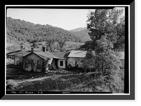 New Almaden Quicksilver Mine, New Almaden Quicksilver Mine County Park, New Almaden, Santa Clara County, CA - 2, Vintage Poster