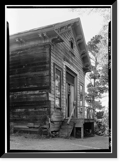 Mine Hill School, New Almaden Quicksilver Mine County Park, New Almaden, Santa Clara County, CA, Antique Print