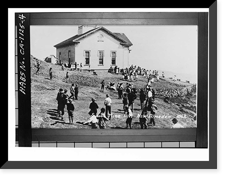 Mine Hill School, New Almaden Quicksilver Mine County Park, New Almaden, Santa Clara County, CA - 4, Vintage Print