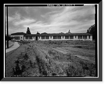 Campbell Union Grammar School, 11 East Campbell Avenue, Campbell, Santa Clara County, CA - 7, Vintage Print