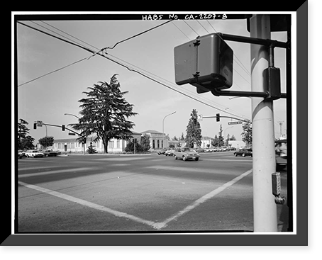 Campbell Union Grammar School, 11 East Campbell Avenue, Campbell, Santa Clara County, CA - 8 Classic, Vintage Poster