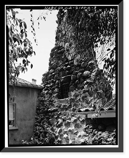 Fountain Oaks, Guest House, 15835 Carey Avenue, Morgan Hill, Santa Clara County, CA - 3 Classic, Antique Print