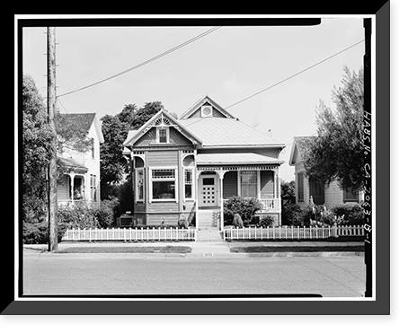 Harrison Street Block (Houses), 1009-1091 Harrison Street, Santa Clara, Santa Clara County, CA - 2, Vintage Poster