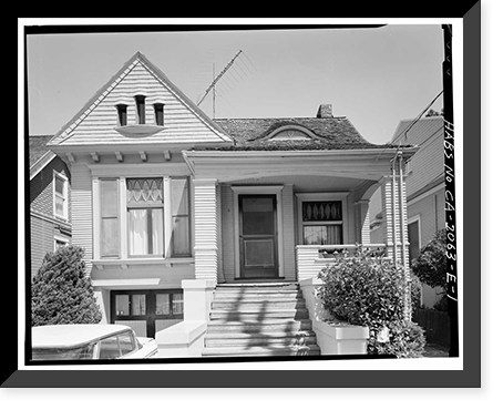Harrison Street Block (Houses), 1009-1091 Harrison Street, Santa Clara, Santa Clara County, CA - 6, Antique Print