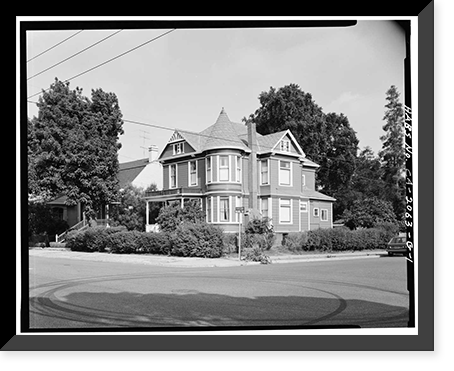 Harrison Street Block (Houses), 1009-1091 Harrison Street, Santa Clara, Santa Clara County, CA - 7, Historic Print