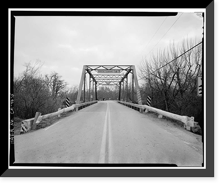Pacheco Creek Bridge, San Felipe Road, spanning Pacheco Creek, San Felipe vicinity, Santa Clara County, CA - 5, Antique Print