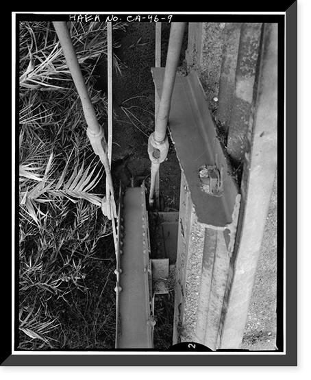 Pacheco Creek Bridge, San Felipe Road, spanning Pacheco Creek, San Felipe vicinity, Santa Clara County, CA - 9, Vintage Print