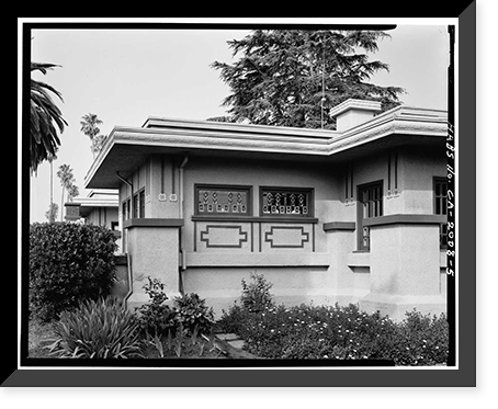 Peter E. Col House, 1163 Martin Avenue, San Jose, Santa Clara County, CA - 5, Vintage Print