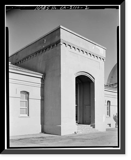 Historic Framed Print, Lick Observatory, Mount Hamilton, San Jose, Santa Clara County, CA - 2,  17-7/8" x 21-7/8"