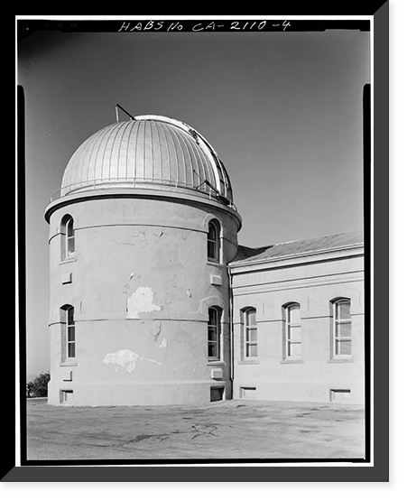 Lick Observatory, Mount Hamilton, San Jose, Santa Clara County, CA - 4, Vintage Wall Art