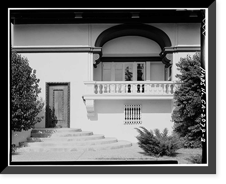 Howard B. Gates House, 62 South Thirteenth Street, San Jose, Santa Clara County, CA - 3 Classic, Vintage Print