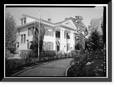 Dunn-Bacon House, 565 Mayfield Avenue, Stanford, Santa Clara County, CA, Historic Reproduction