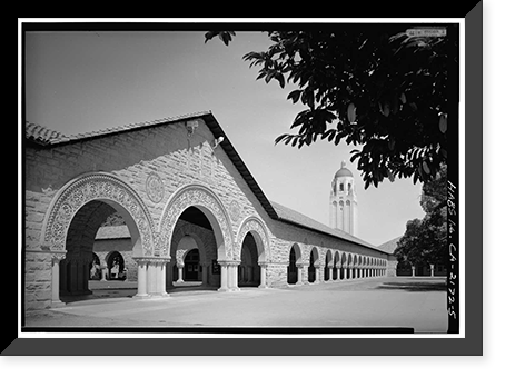 Stanford University Quadrangle, Stanford University Campus, Stanford, Santa Clara County, CA - 5, Vintage Wall Art