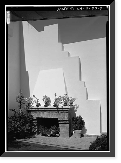 Lou Henry Hoover House, San Juan Hill, Stanford, Santa Clara County, CA - 9, Antique Print
