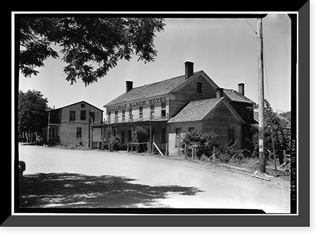 Callahan Ranch Hotel & Farrington Hotel, Callahan, Siskiyou County, CA, Vintage Poster