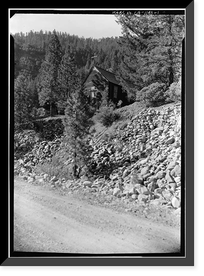 Catholic Church, Sawyers Bar, Siskiyou County, CA, Vintage Wall Art