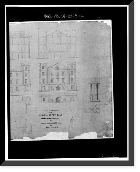 Benicia Arsenal, Storehouse, Comandant's Lane, Benicia Industrial Park, Benicia, Solano County, CA - 12, Antique Wall Art