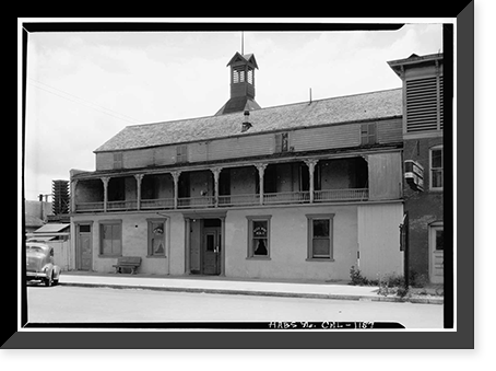 California Hotel, First & H Streets, Benicia, Solano County, CA, Vintage Wall Art