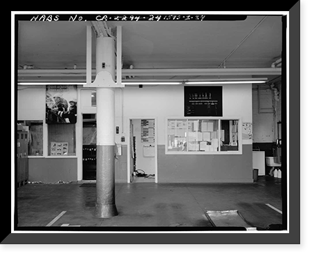 Mare Island Naval Shipyard, Firehouse, Vallejo, Solano County, CA - 24, Vintage Print