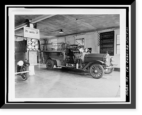 Mare Island Naval Shipyard, Firehouse, Vallejo, Solano County, CA - 33, Historic Reproduction