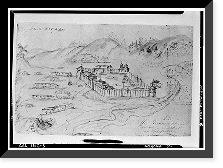 Fort Ross, Fort Ross, Sonoma County, CA - 6, Historic Print