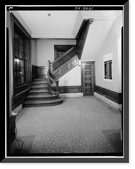 Santa Rosa Post Office & Federal Building, 401 Fifth Street (moved to Seventh Street), Santa Rosa, Sonoma County, CA - 5, Vintage Print
