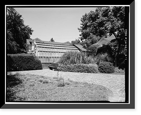 Luther Burbank House, Greenhouse, 200 Santa Rosa Avenue, Santa Rosa, Sonoma County, CA, Vintage Wall Art