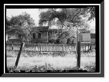 Captain Messenger House, Comanche Reservoir, Campo Seco, Calaveras County, CA, Vintage Wall Art
