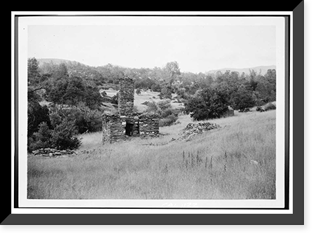 Stone Creek Settlement (Ruins), Salt Springs Valley, Felix vicinity, Calaveras County, CA, Vintage Poster