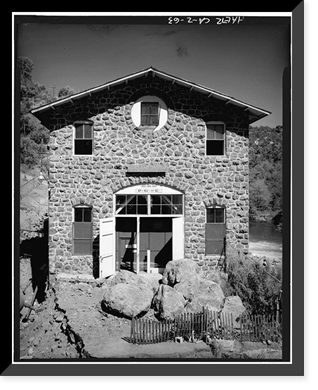 Battle Creek Hydroelectric System, Battle Creek & Tributaries, Red Bluff vicinity, Tehama County, CA - 63, Vintage Print