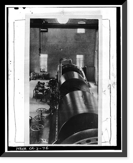 Battle Creek Hydroelectric System, Battle Creek & Tributaries, Red Bluff vicinity, Tehama County, CA - 74, Vintage Print