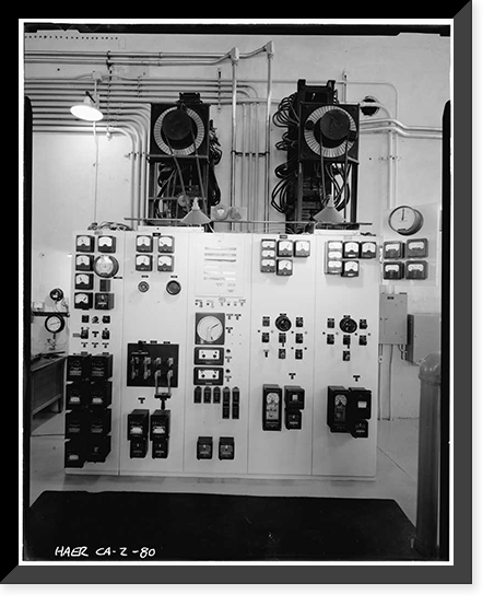 Battle Creek Hydroelectric System, Battle Creek & Tributaries, Red Bluff vicinity, Tehama County, CA - 80 Classic, Antique Print