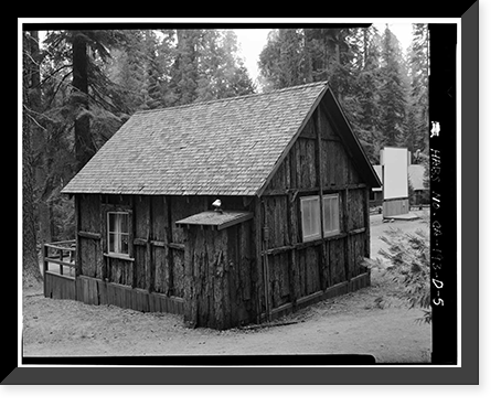 Giant Forest Lodge Historic District, Cabin A, Three Rivers vicinity, Tulare County, CA - 5 Classic, Antique Wall Art