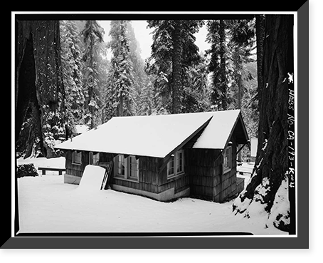 Giant Forest Lodge Historic District, Cabin No. 22, Three Rivers vicinity, Tulare County, CA - 4, Vintage Wall Art
