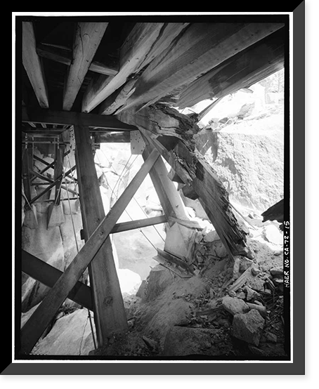 Middle Fork Stanislaus River Bridge, Spans Middle Fork Stanislaus River at State Highwa, Dardanelle vicinity, Tuolumne County, CA - 15, Historic Reproduction