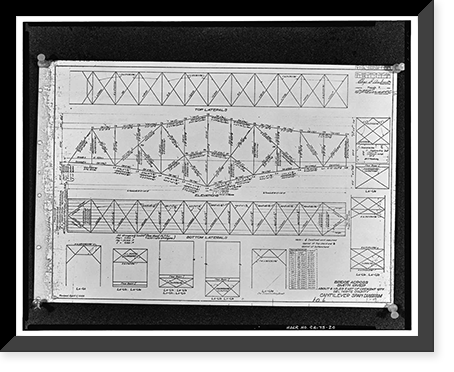 Smith River Bridge, CA State Highway 199 Spanning Smith River, Crescent City vicinity, Del Norte County, CA - 20, Antique Print