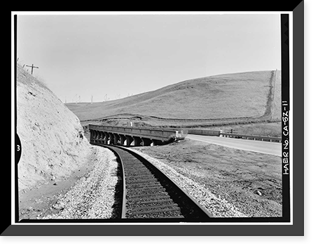 Carroll Overhead Bridge, Altamont Pass Road, Livermore vicinity, Alameda County, CA - 11, Antique Poster