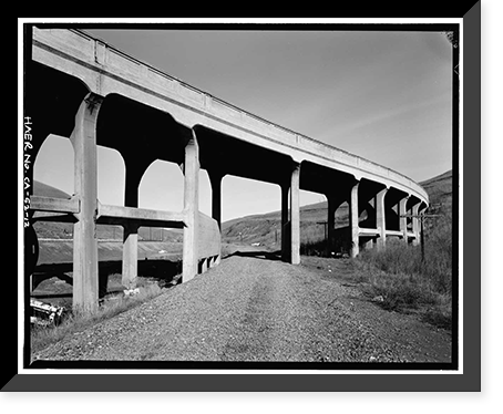 Carroll Overhead Bridge, Altamont Pass Road, Livermore vicinity, Alameda County, CA - 12, Vintage Print