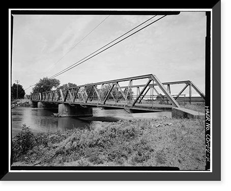 Baseline Bridge, Spanning South Platte River on County Road 168, Brighton vicinity, Adams County, CO - 4 Classic, Historic Reproduction