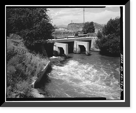 Burlington Ditch, South Platte River Drainage Area, Water District N, Brighton vicinity, Adams County, CO - 2 Classic, Vintage Poster